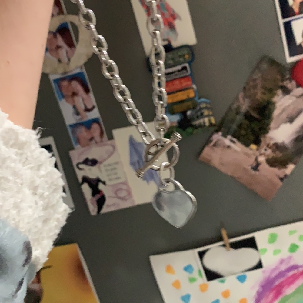 Stainless Steel Heart Shaped Chocker Chain ❤️‍🔥 - Picture 5 of 7